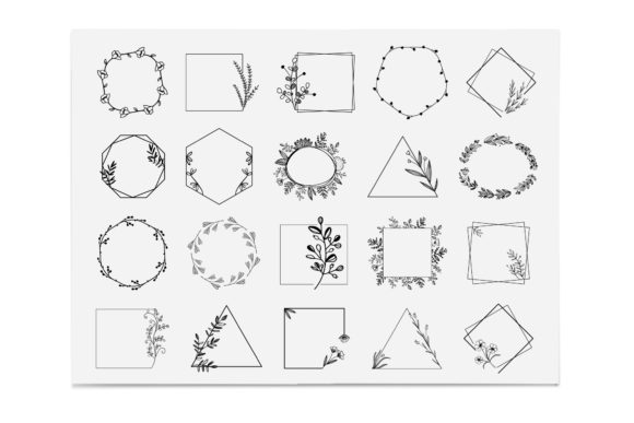 20 X Wreath Clipart, Leaf Wreath SVG: A Designer's Take