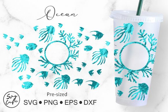 24oz Venti Cold Cup Ocean: Graphics & Crafts Review