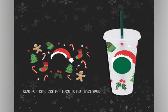 A Festive Santa Graphic for Local Business Branding