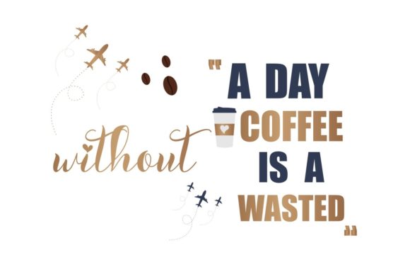An Experienced Designer Reviews Coffee Quotes with Cup of a Coffee