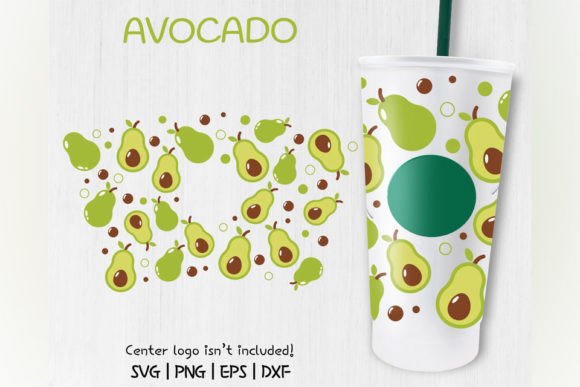 Avocado, Venti Cold Cup 24 Oz Graphics & Crafts