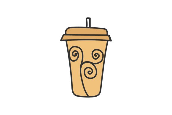 Coffee Cup Outline Graphics & Illustration Review