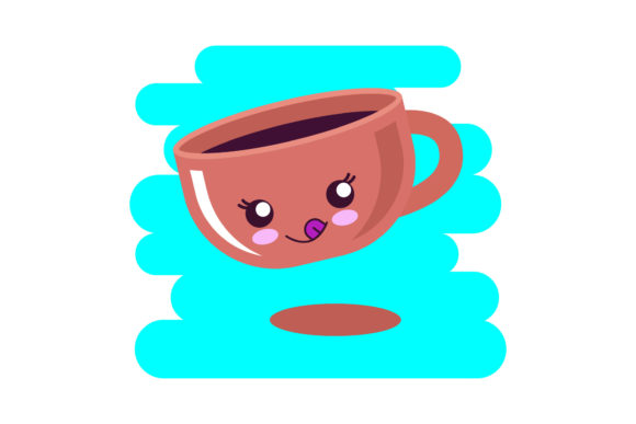 Coffee Cup Smile Kawaii Clipart – Graphics & Icons Review