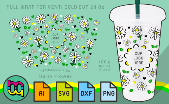 Crafting a Daisy Tumbler: A Graphic Design Asset Review