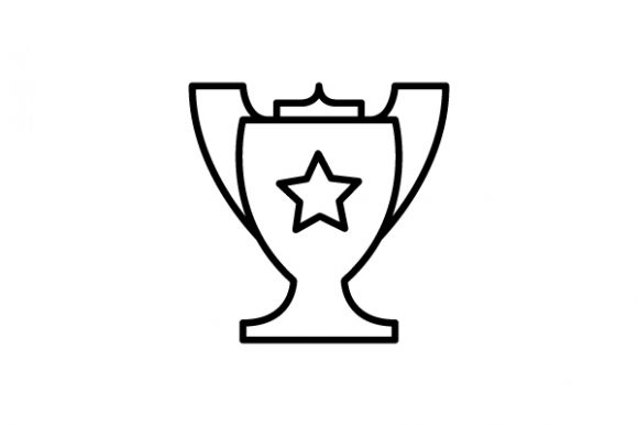 Cup Line Icon: A Modern Icons & Graphics Asset