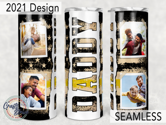 Daddy Father’s Day Tumbler 20 Oz Skinny Graphics & Crafts Review