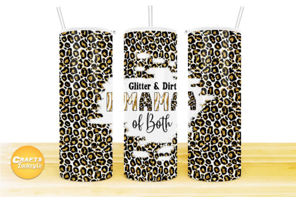 Glitter Dirt Mama of Both Tumbler: Crafts & Graphics Review