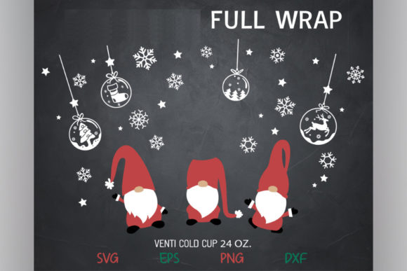 Gnome Christmas Graphics for Festive Crafting