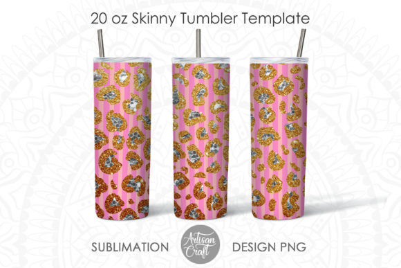 Leopard Print Glitter Tumbler Design Review