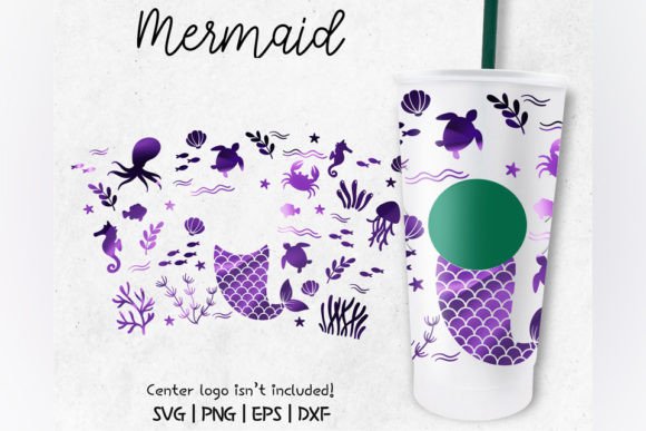 Mermaid Sea Beach Venti Cup: Graphics & Crafts Review