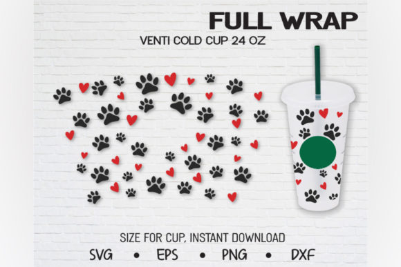 Paw Dog Heart Graphics: A Tumbler Design Review