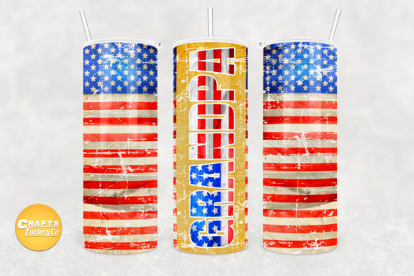 Skinny Tumbler Sublimation Grandpa as a Graphic Design Asset for Craft Businesses
