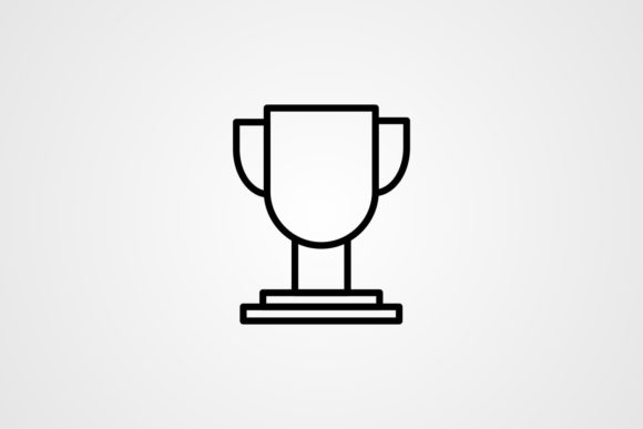 Vector Cup Line Icon Design: Clean Graphics for Editorial Icons